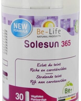 Be-Life | Solesun 365 Plantaardige | Pot 30 Capsules