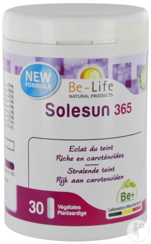 Be-Life | Solesun 365 Plantaardige | Pot 30 Capsules