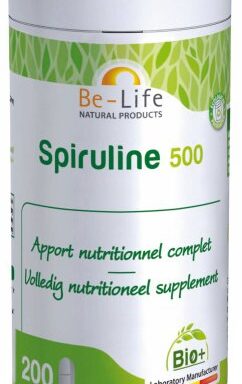 Be-Life | Spiruline 500 Bio | Pot 200 Tabletten