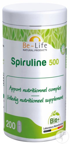 Be-Life | Spiruline 500 Bio | Pot 200 Tabletten